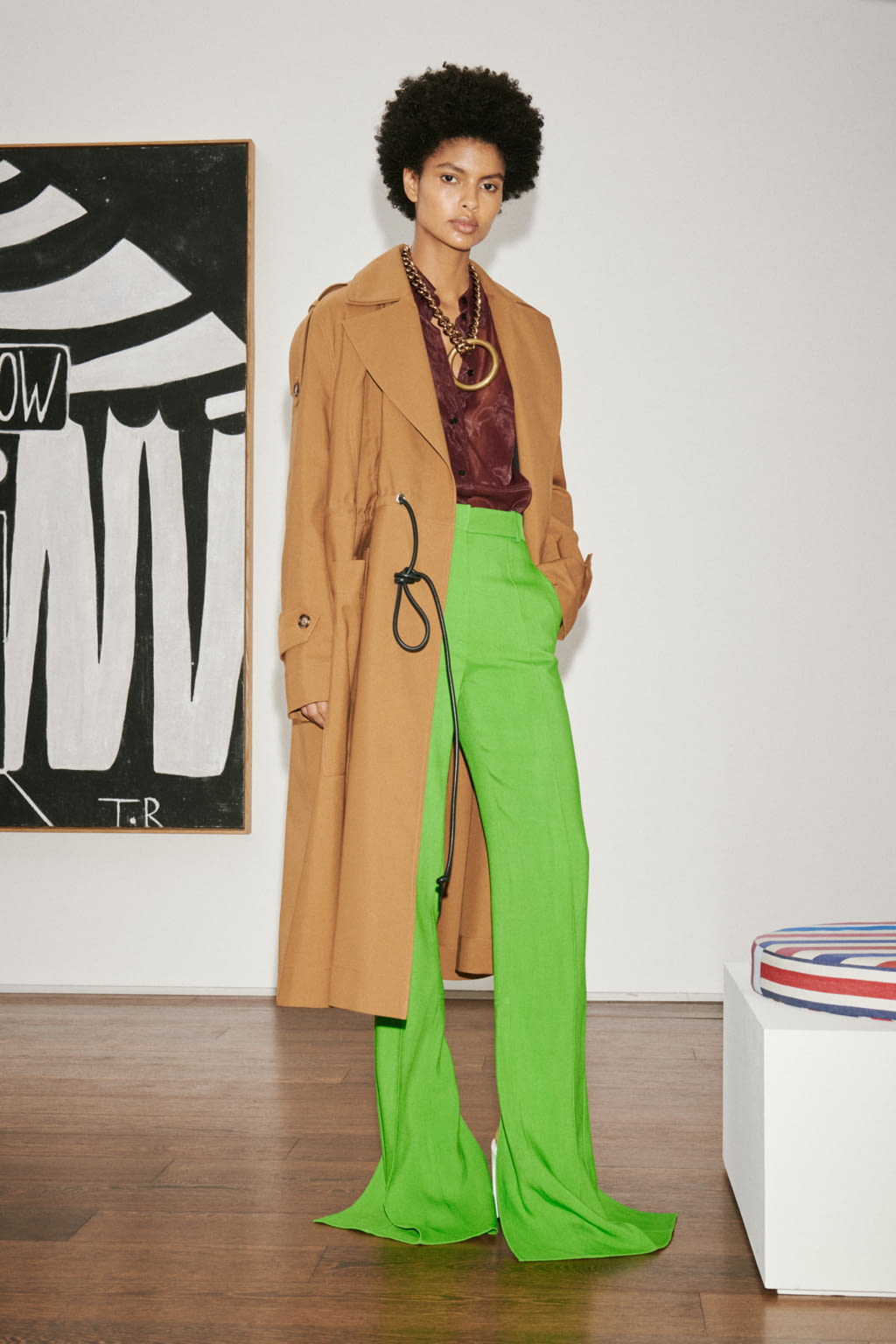 Fashion Week London Spring/Summer 2021 look 1 from the Victoria Beckham collection womenswear