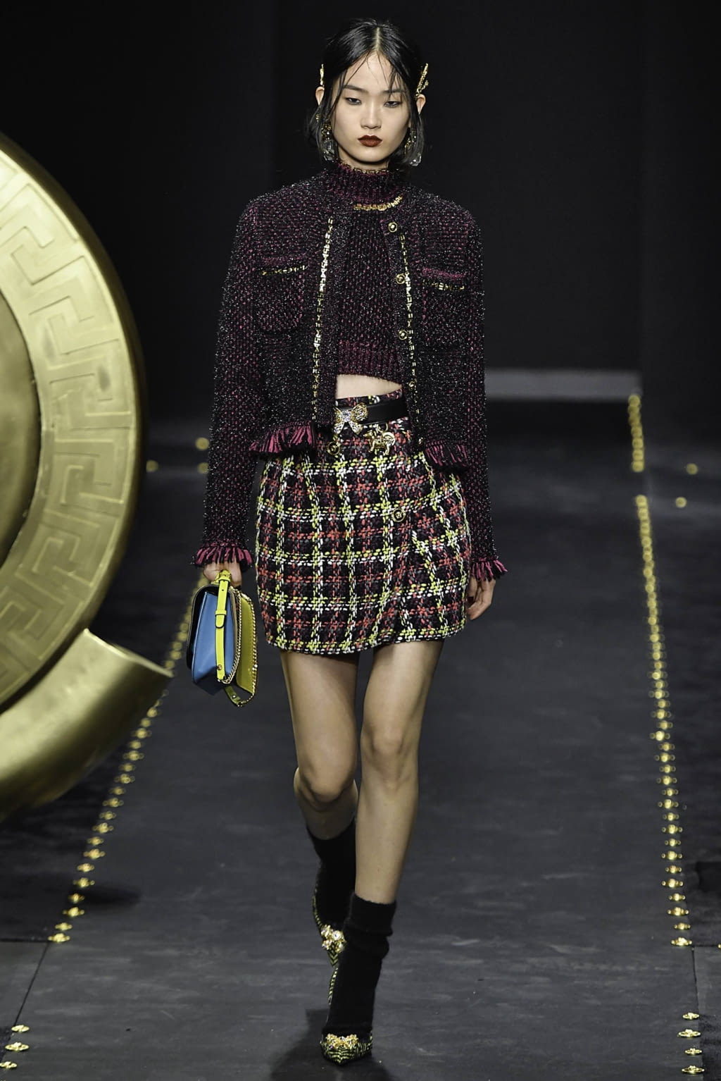 Fashion Week Milan Fall/Winter 2019 look 38 from the Versace collection womenswear