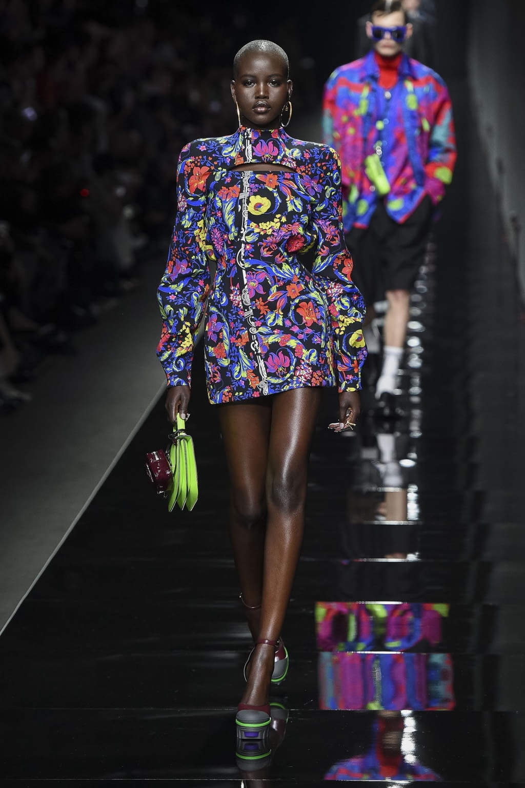 Fashion Week Milan Fall/Winter 2020 look 45 from the Versace collection womenswear
