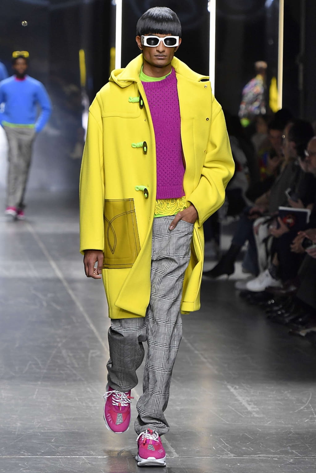 Fashion Week Milan Fall/Winter 2019 look 32 from the Versace collection 男装