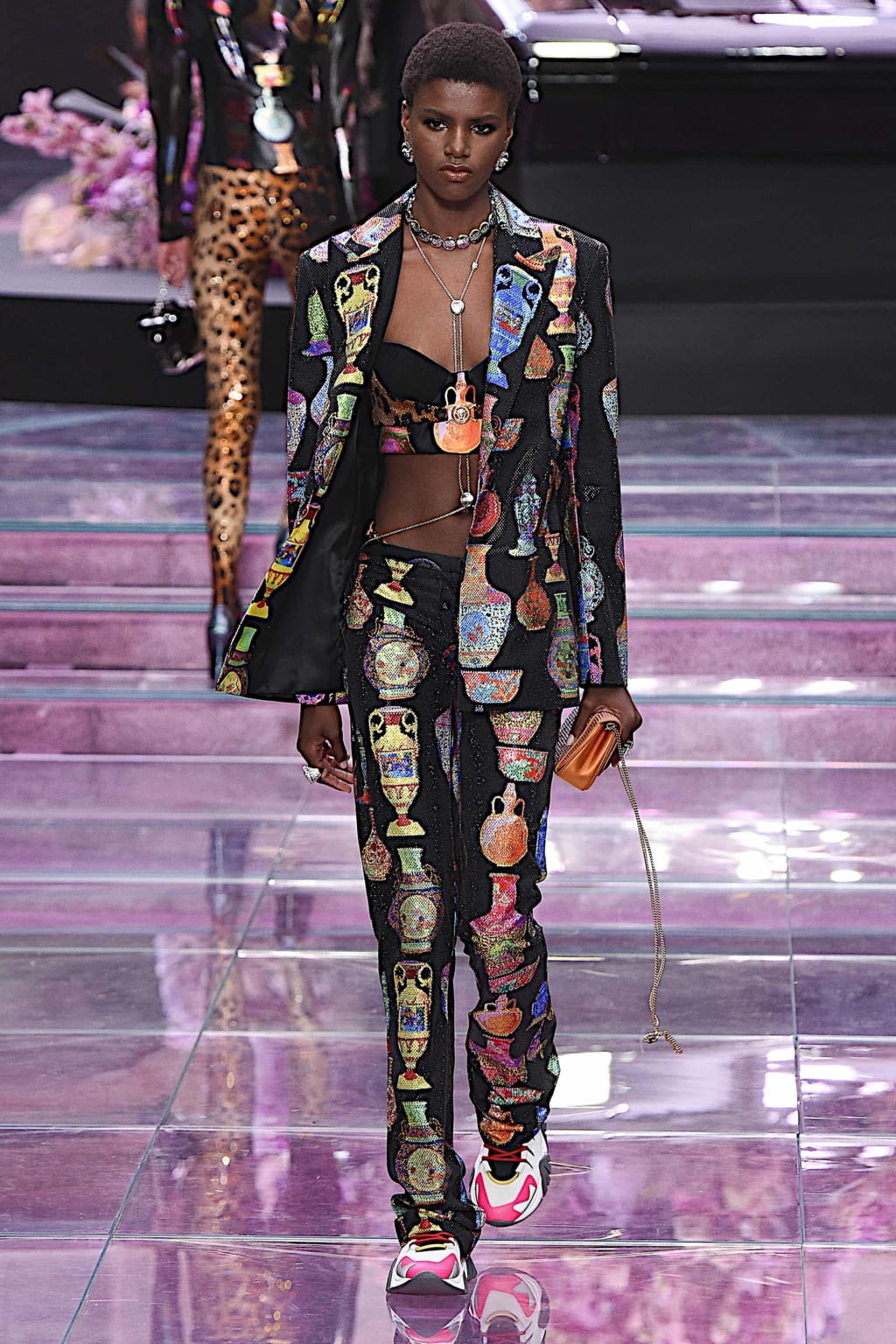 Fashion Week Milan Spring/Summer 2020 look 10 de la collection Versace menswear