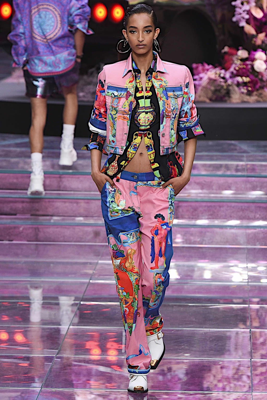 Fashion Week Milan Spring/Summer 2020 look 20 de la collection Versace menswear