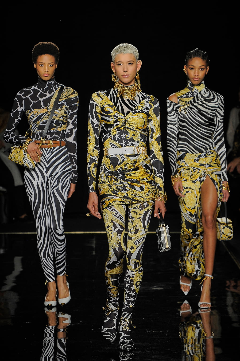 Fashion Week New York Pre-Fall 2019 look 11 de la collection Versace womenswear