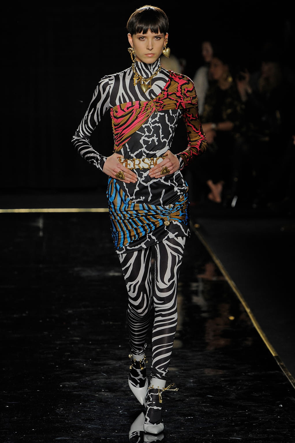 Fashion Week New York Pre-Fall 2019 look 28 de la collection Versace womenswear