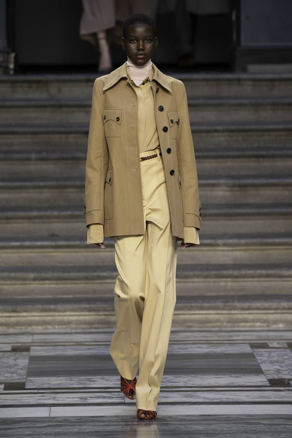 Fashion Week London Spring/Summer 2020 look 6 from the Victoria Beckham collection womenswear
