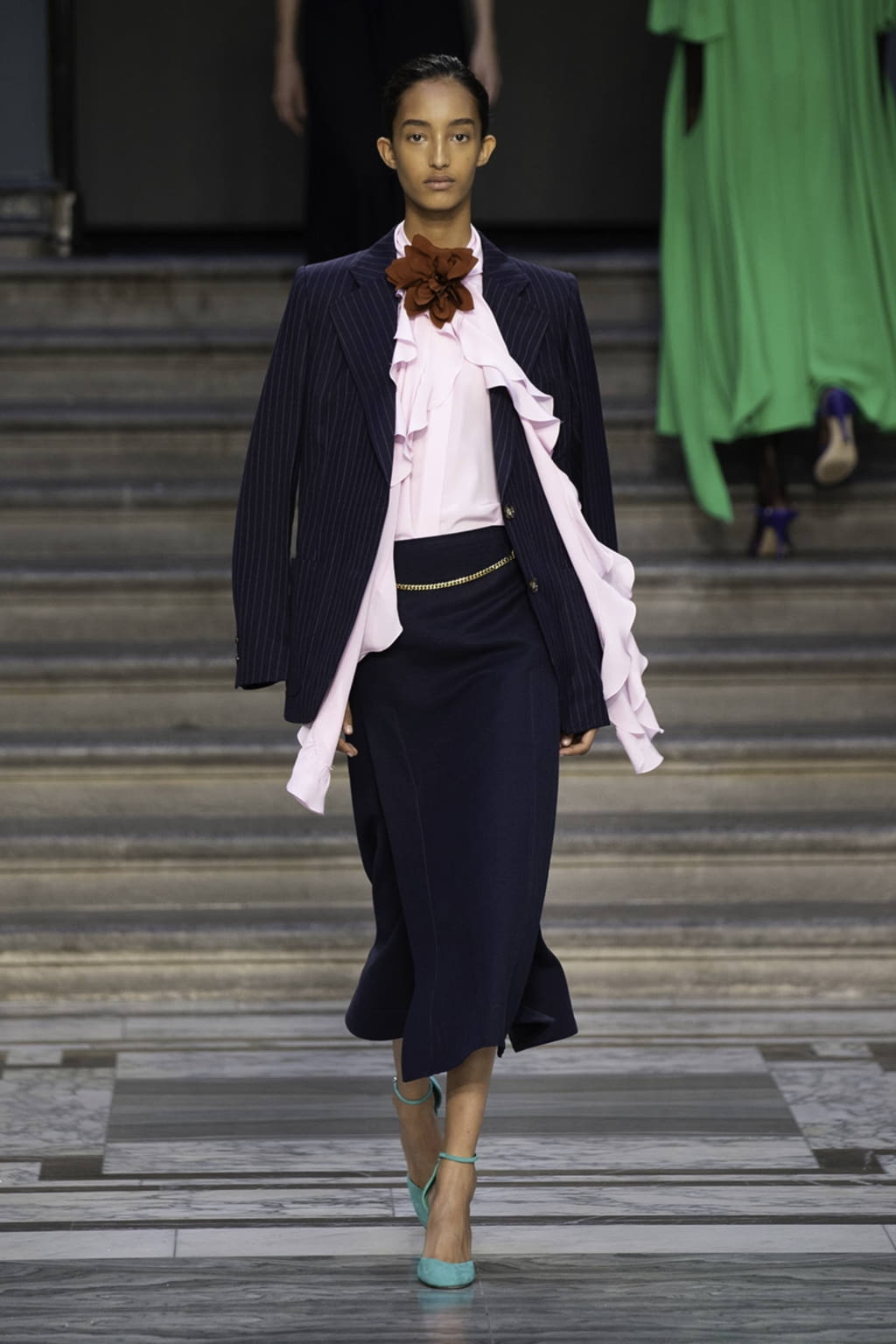 Fashion Week London Spring/Summer 2020 look 16 from the Victoria Beckham collection womenswear
