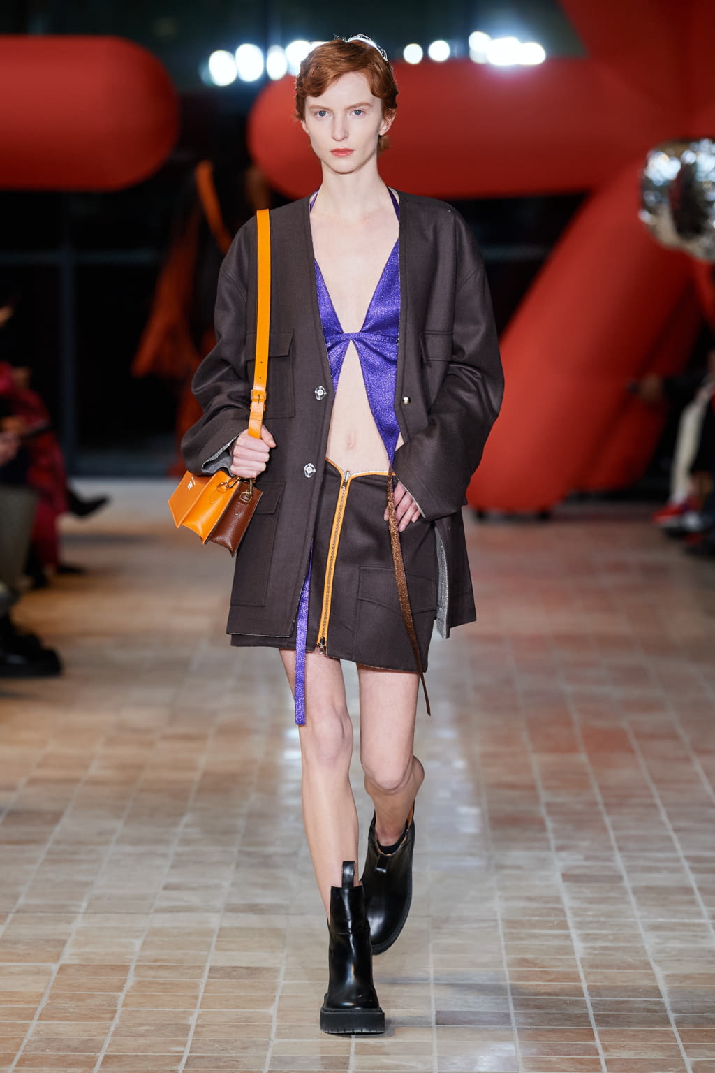 Fashion Week Paris Fall/Winter 2022 look 7 de la collection Victoria/tomas womenswear