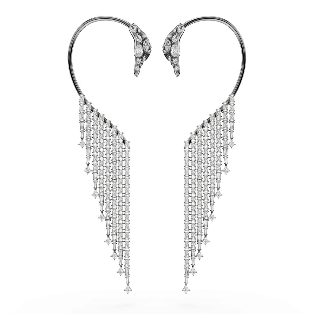 Fashion Week Paris Pre-Fall 2026 look 12 from the Swarovski collection womenswear accessories