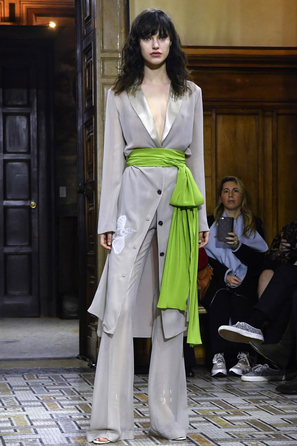Fashion Week Milan Fall/Winter 2017 look 34 from the Vionnet collection womenswear