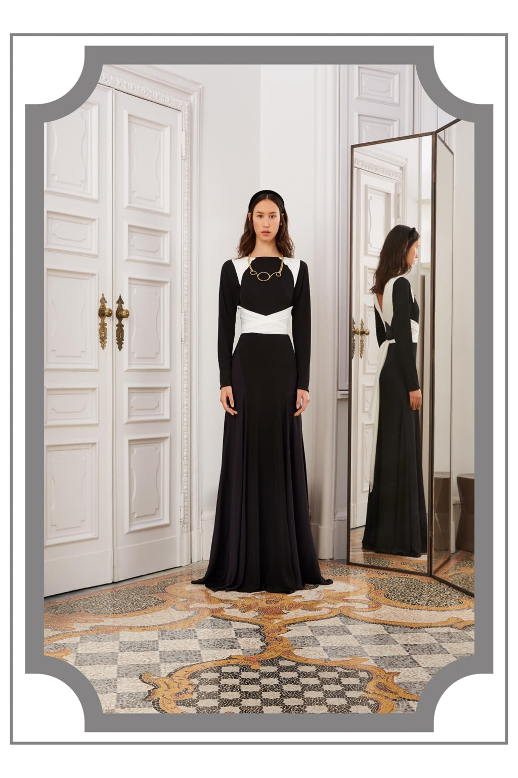 Fashion Week Paris Pre-Fall 2017 look 1 from the Vionnet collection 女装