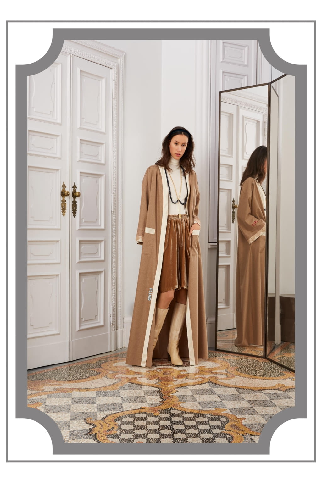 Fashion Week Paris Pre-Fall 2017 look 21 from the Vionnet collection womenswear