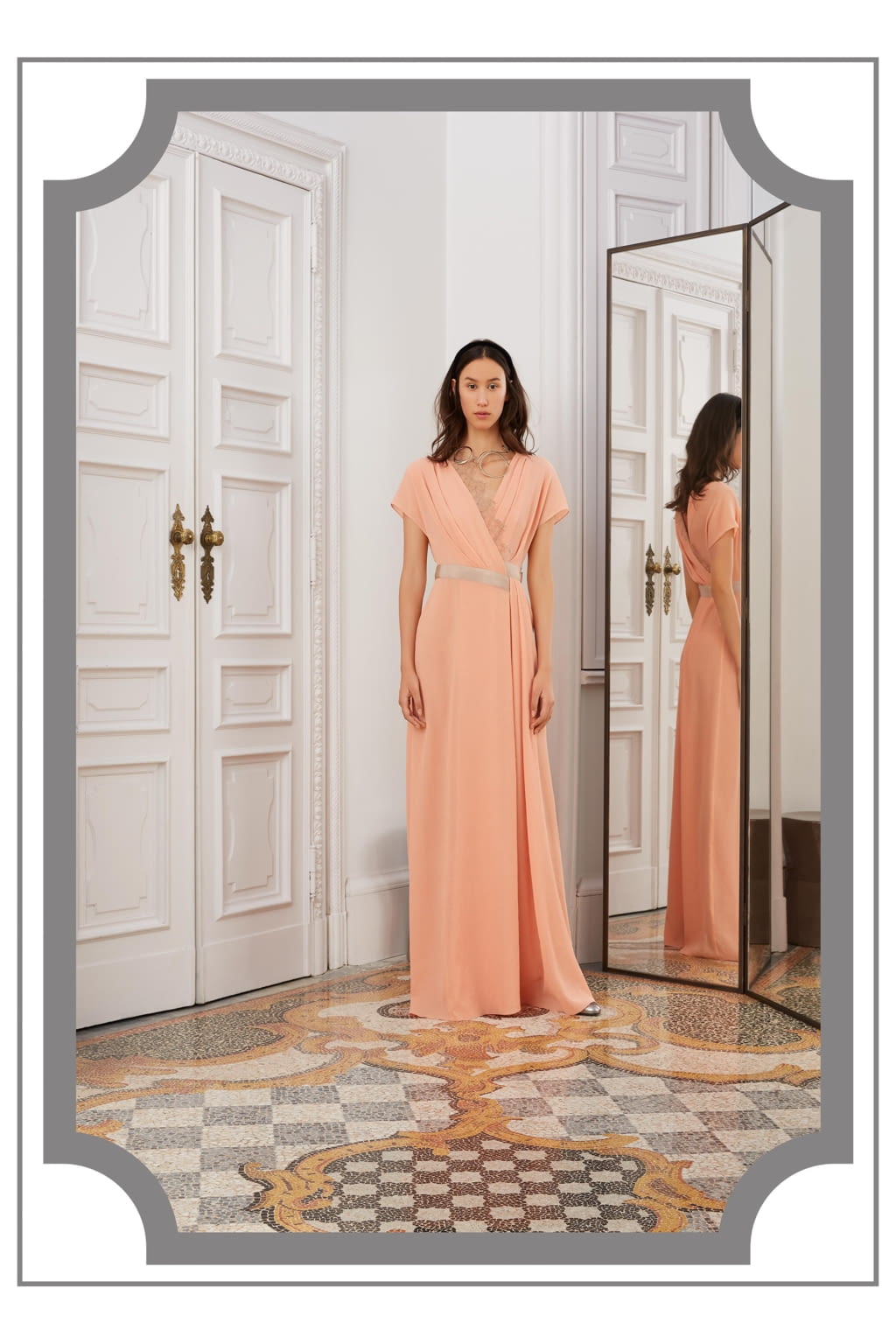 Fashion Week Paris Pre-Fall 2017 look 25 from the Vionnet collection 女装