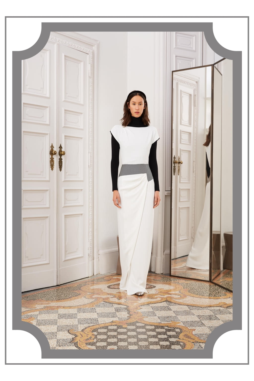 Fashion Week Paris Pre-Fall 2017 look 3 from the Vionnet collection womenswear