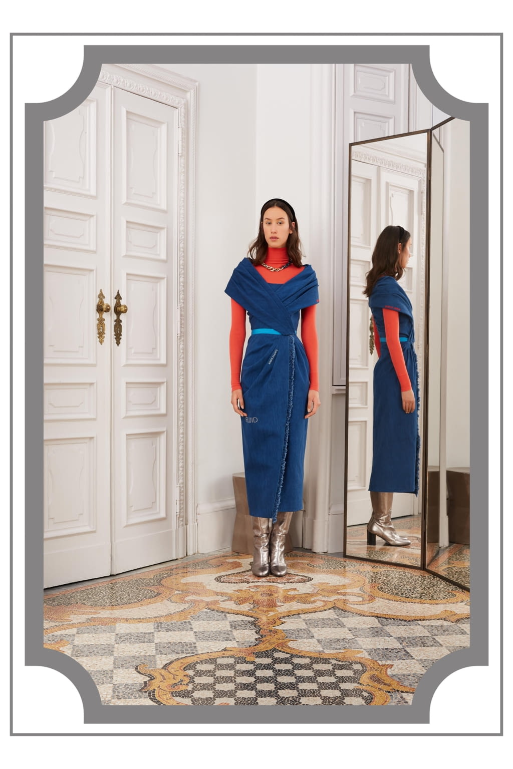 Fashion Week Paris Pre-Fall 2017 look 9 from the Vionnet collection womenswear