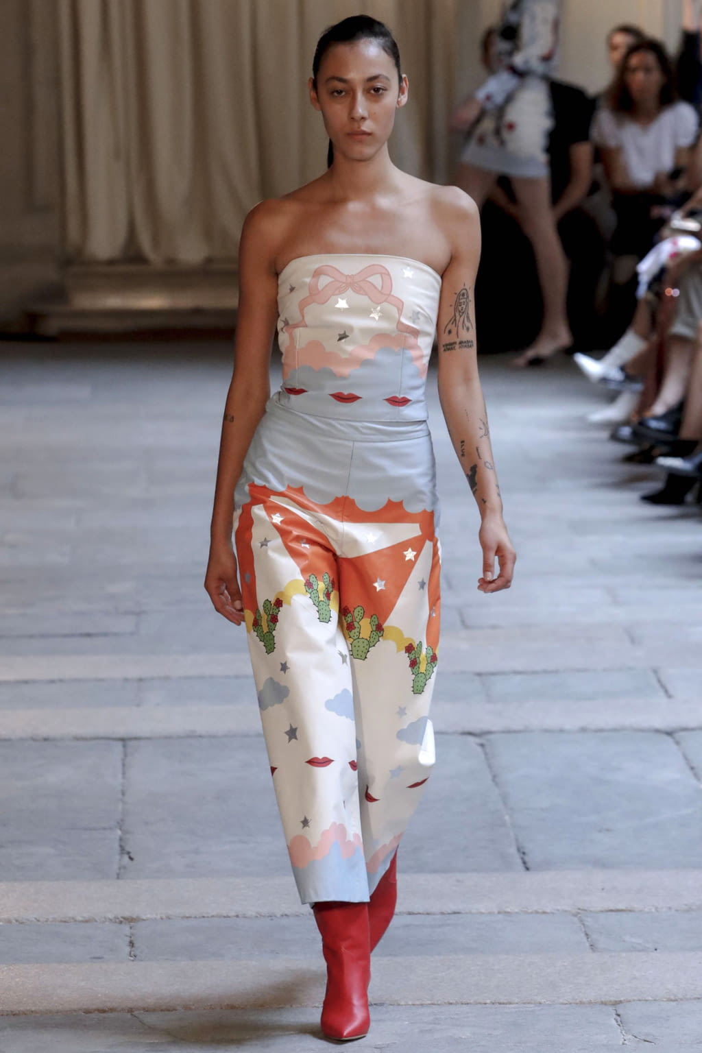 Fashion Week Milan Spring/Summer 2019 look 21 from the Vivetta collection womenswear