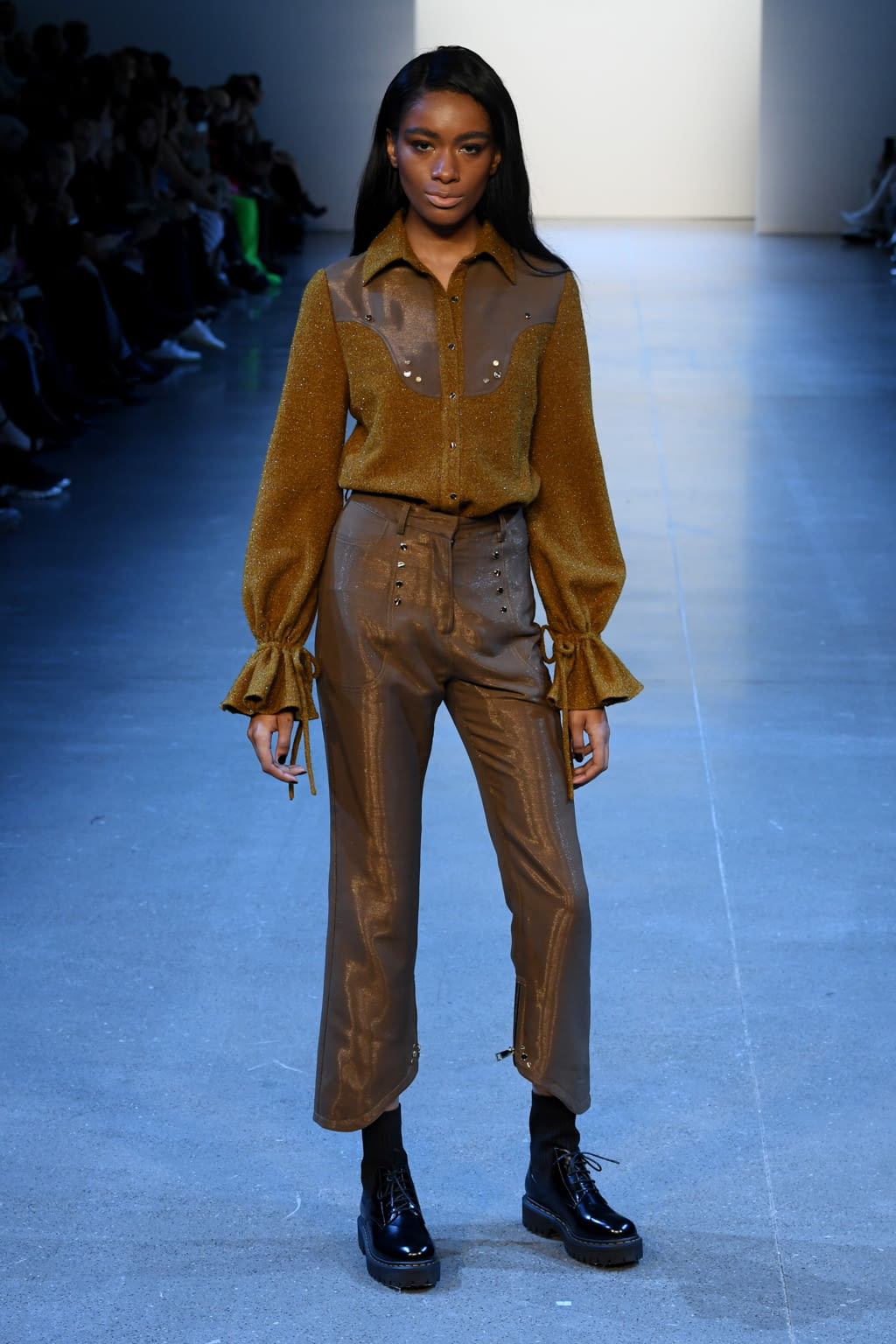Fashion Week New York Fall/Winter 2020 look 14 from the Vivienne Hu collection womenswear