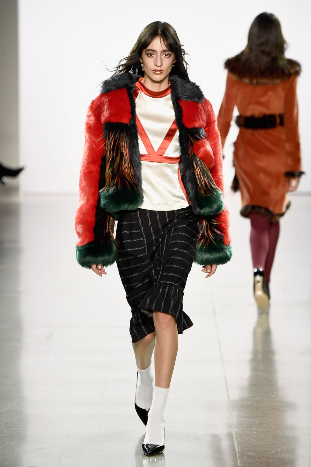 Fashion Week New York Fall/Winter 2018 look 37 from the Vivienne Hu collection womenswear