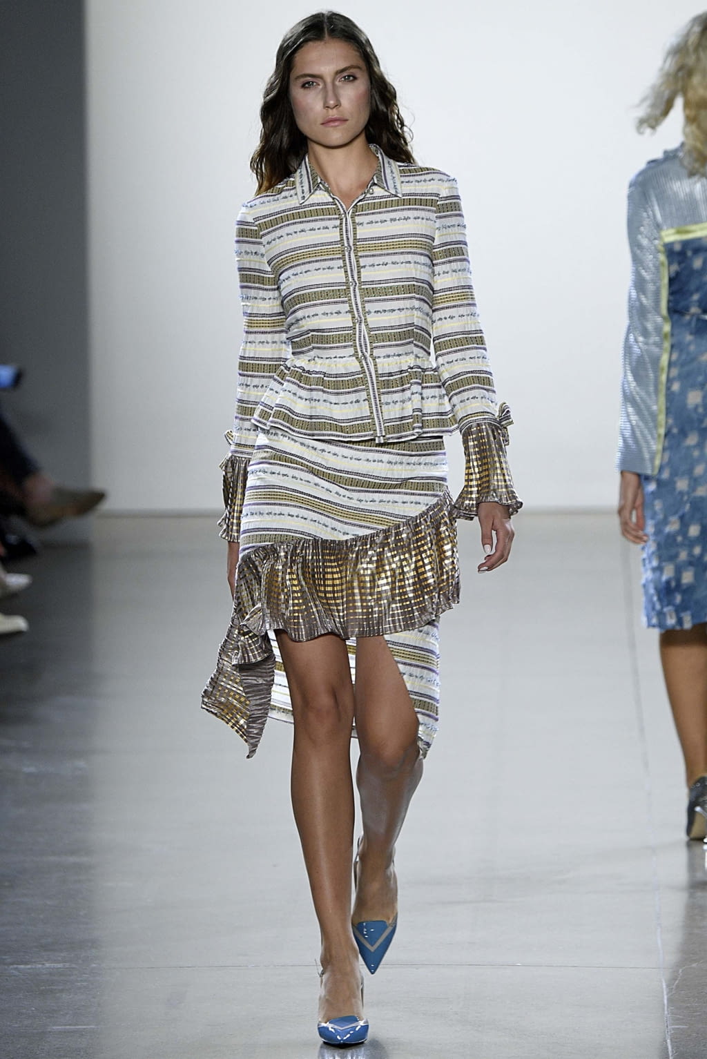 Fashion Week New York Spring/Summer 2019 look 13 from the Vivienne Hu collection womenswear