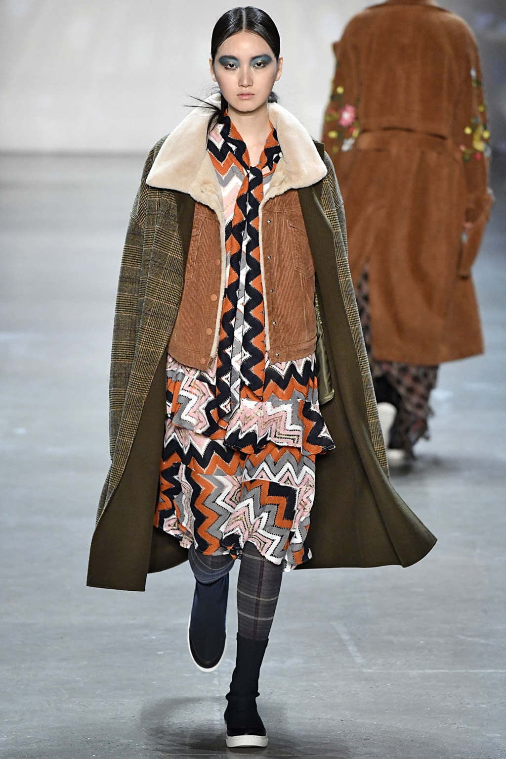 Fashion Week New York Fall/Winter 2018 look 19 from the Vivienne Tam collection womenswear