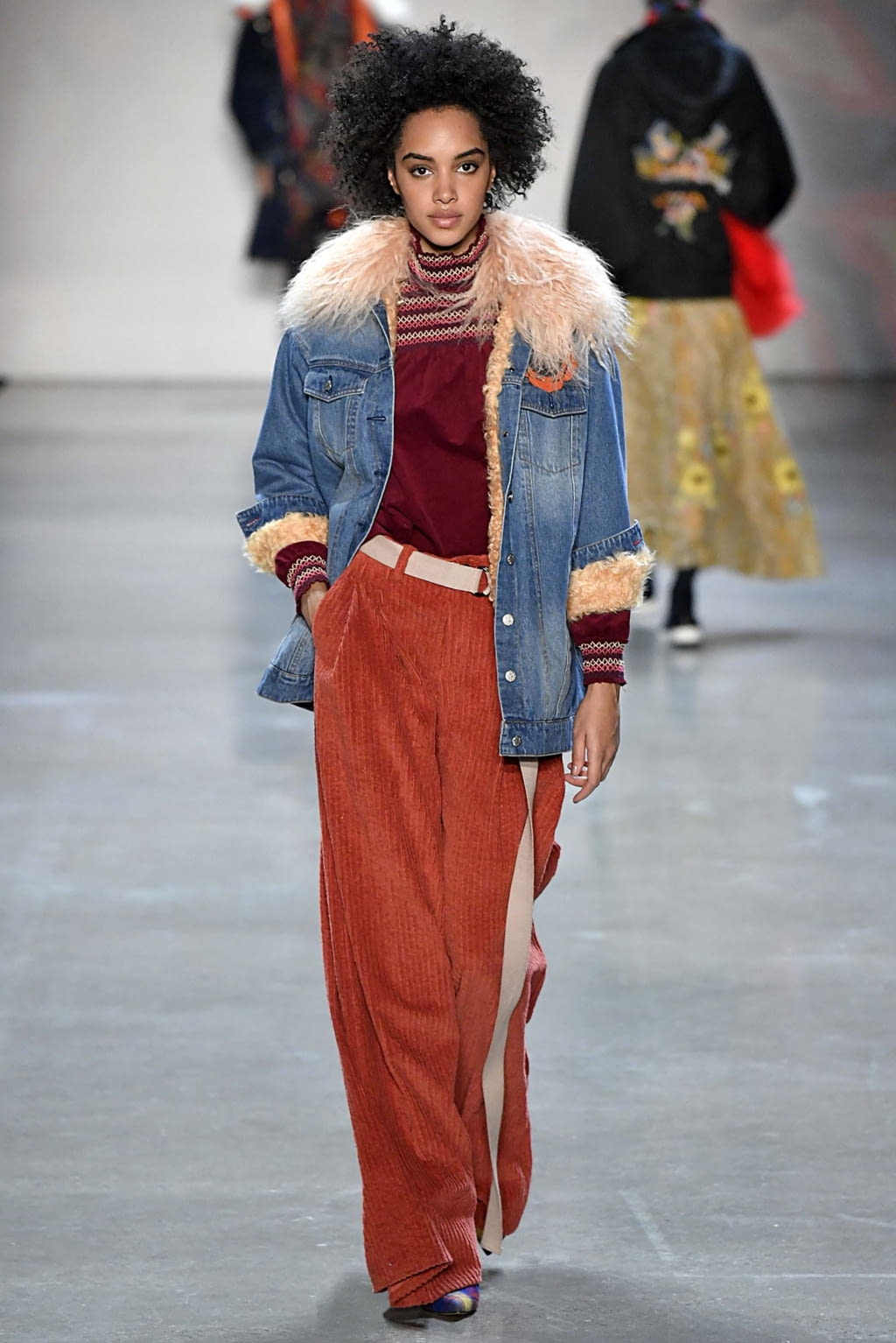 Fashion Week New York Fall/Winter 2018 look 30 from the Vivienne Tam collection 女装