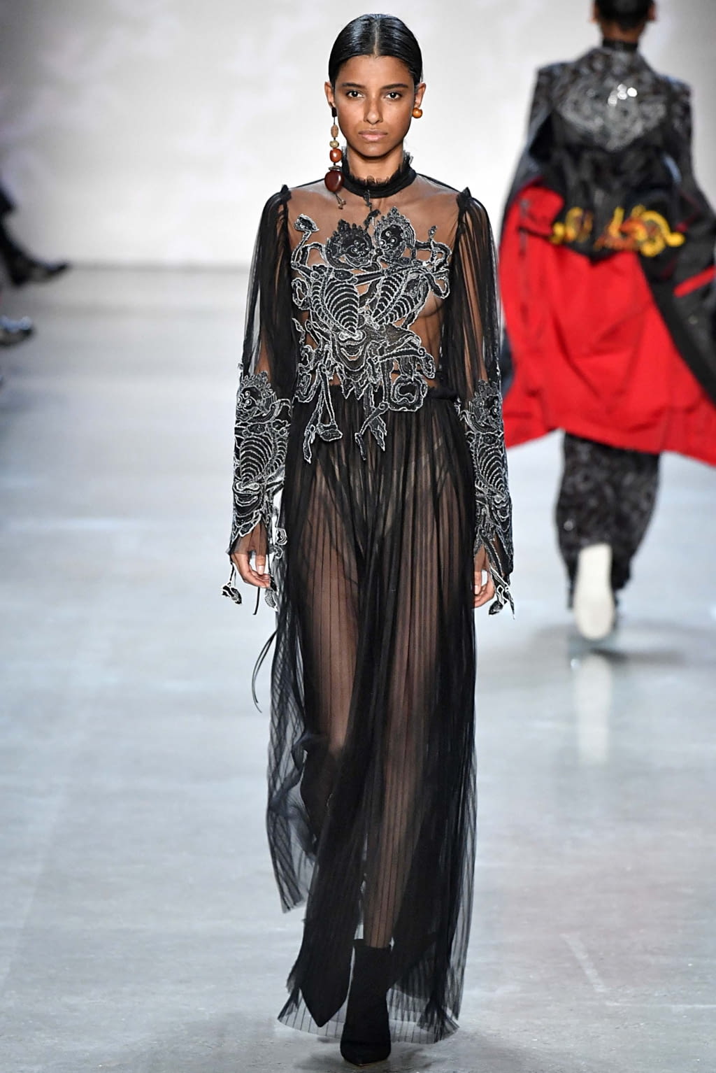 Fashion Week New York Fall/Winter 2018 look 42 from the Vivienne Tam collection womenswear