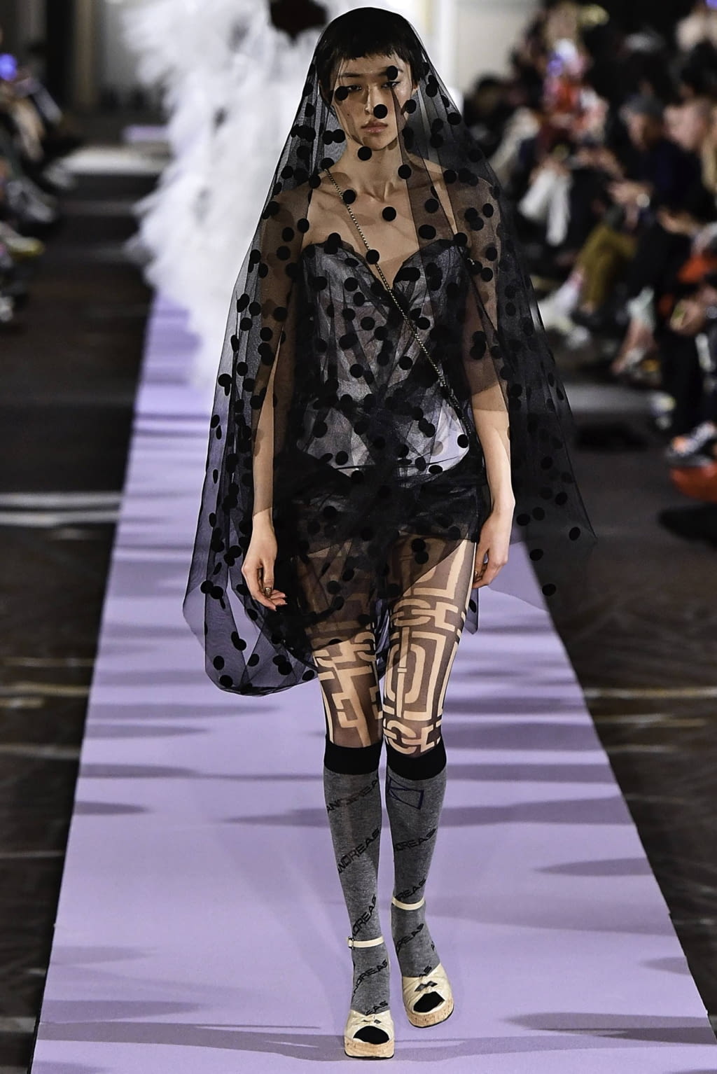 Fashion Week Paris Fall/Winter 2019 look 49 from the Andreas Kronthaler for Vivienne Westwood collection womenswear