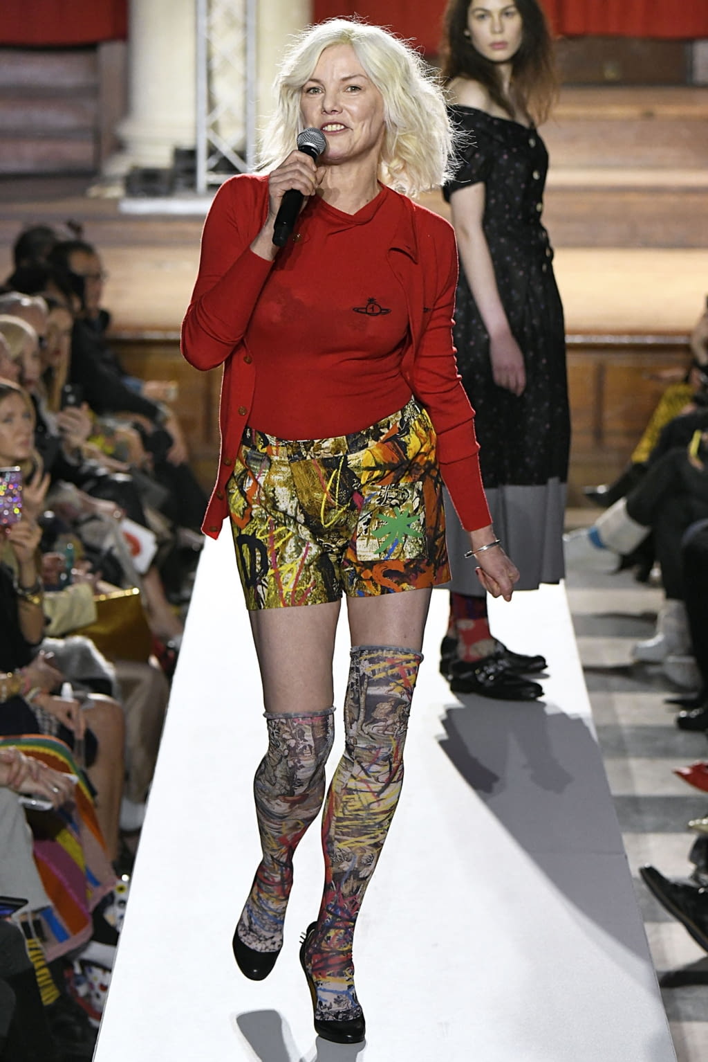 Fashion Week London Fall/Winter 2019 look 46 from the Vivienne Westwood collection womenswear