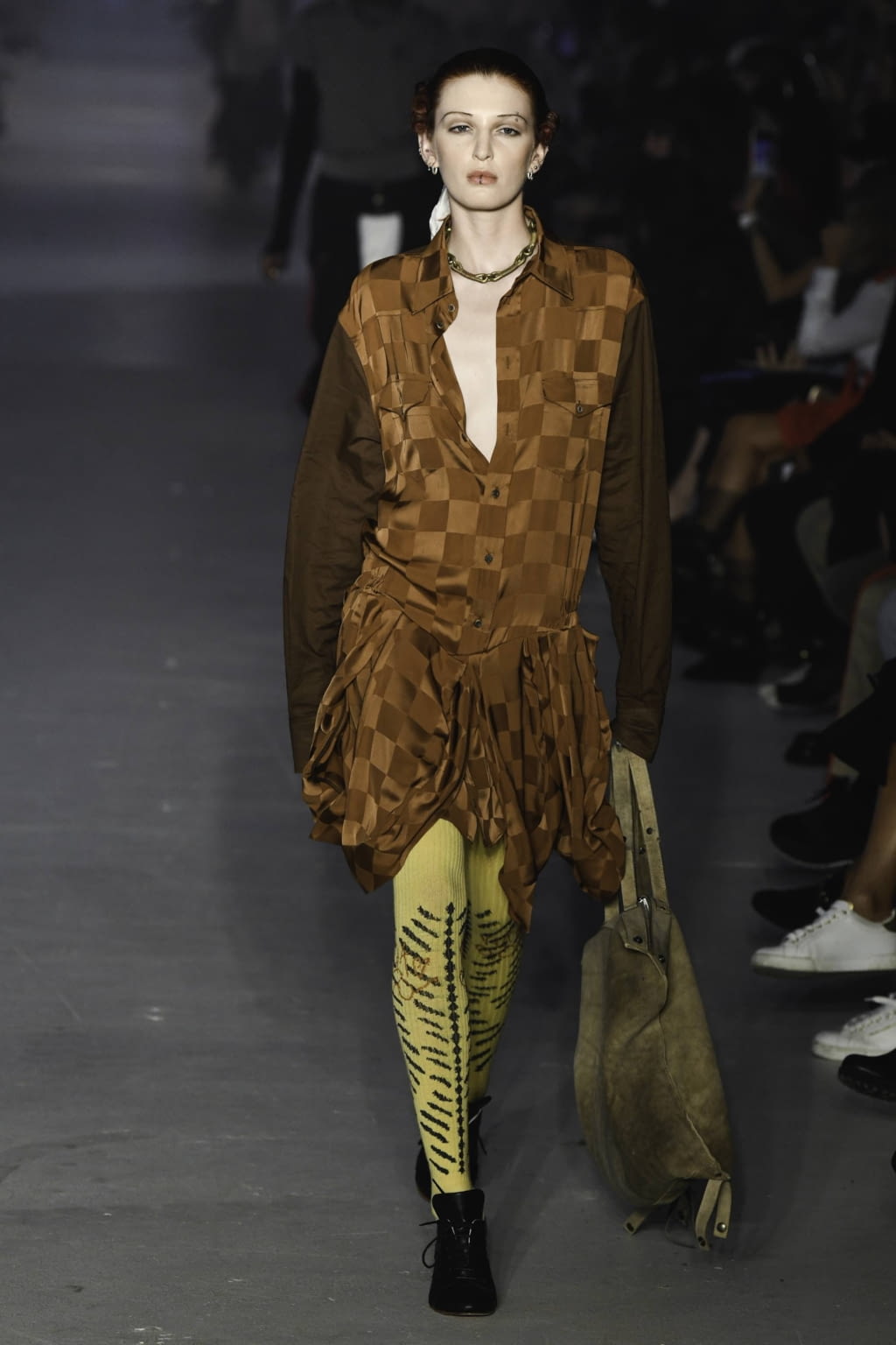 Fashion Week Paris Spring/Summer 2020 look 16 from the Andreas Kronthaler for Vivienne Westwood collection womenswear