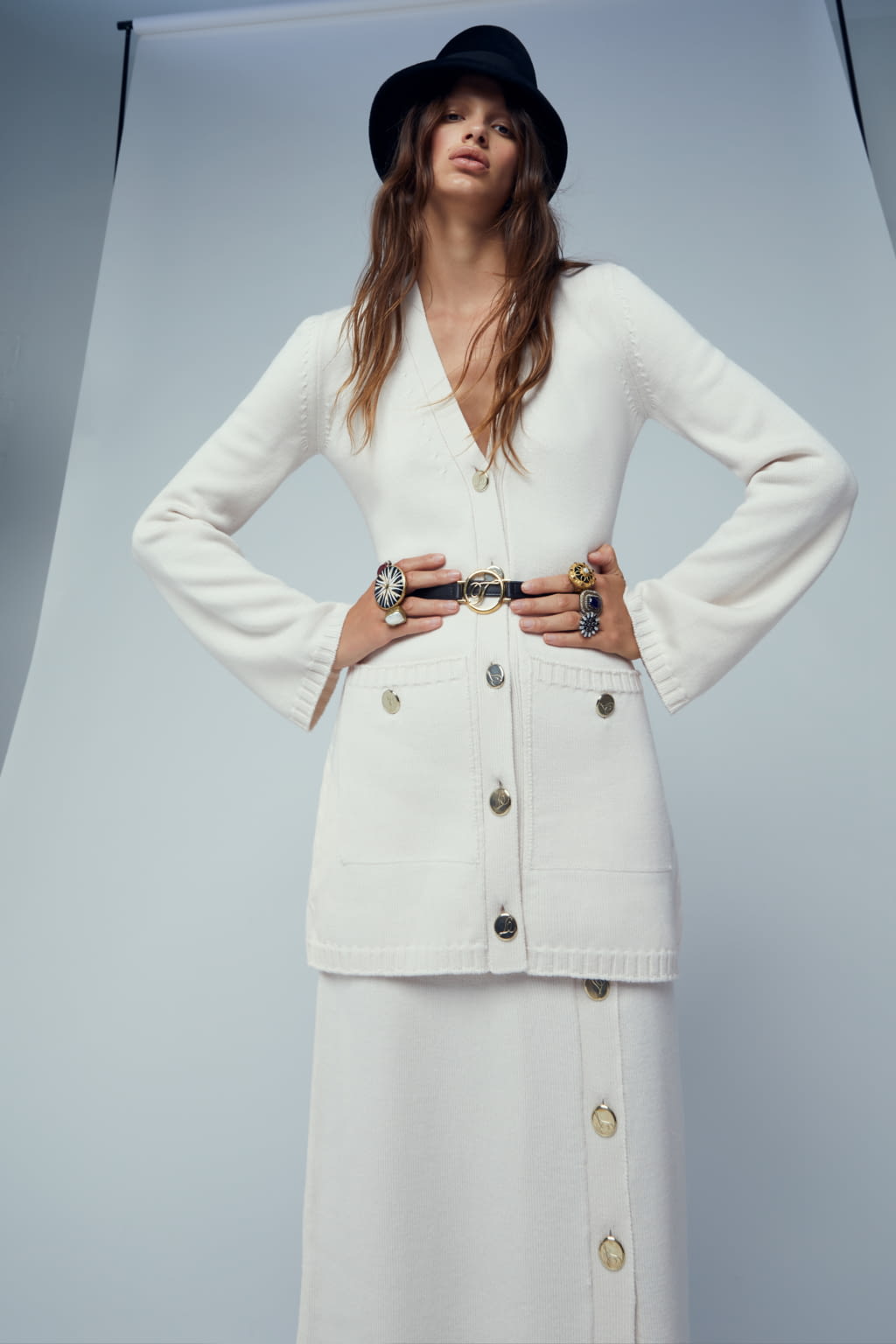 Fashion Week London Spring/Summer 2021 look 12 from the Temperley London collection womenswear