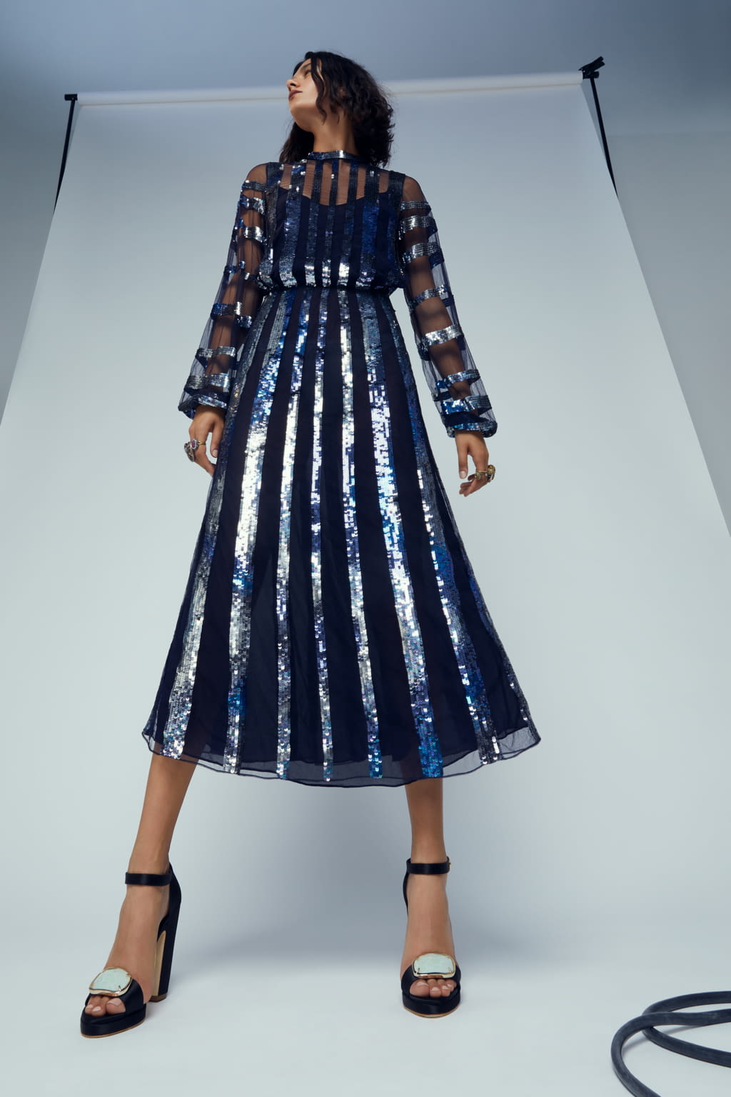 Fashion Week London Spring/Summer 2021 look 24 from the Temperley London collection womenswear