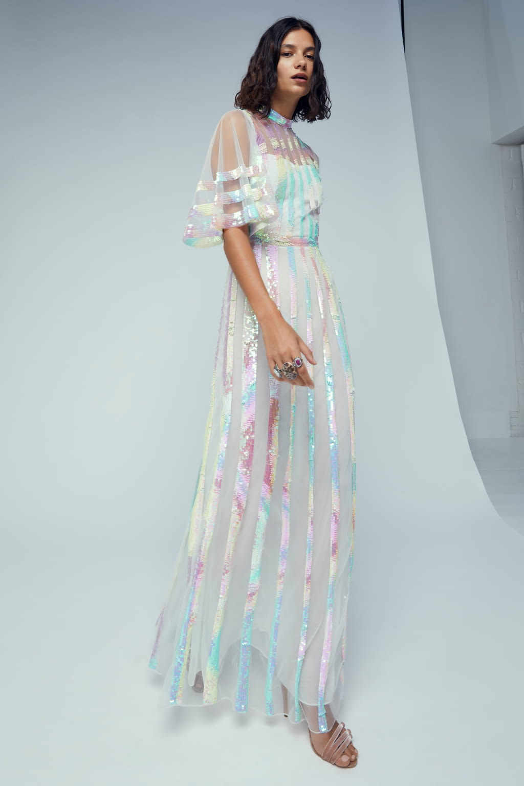 Fashion Week London Spring/Summer 2021 look 35 from the Temperley London collection womenswear