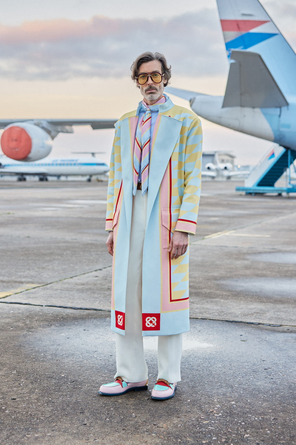 Fashion Week Paris Fall/Winter 2022 look 43 from the Casablanca collection menswear