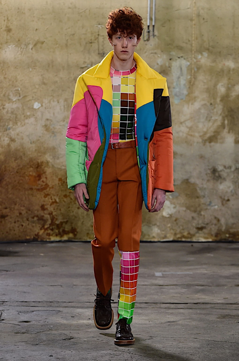 Fashion Week Paris Fall/Winter 2020 look 21 de la collection Walter Van Beirendonck menswear