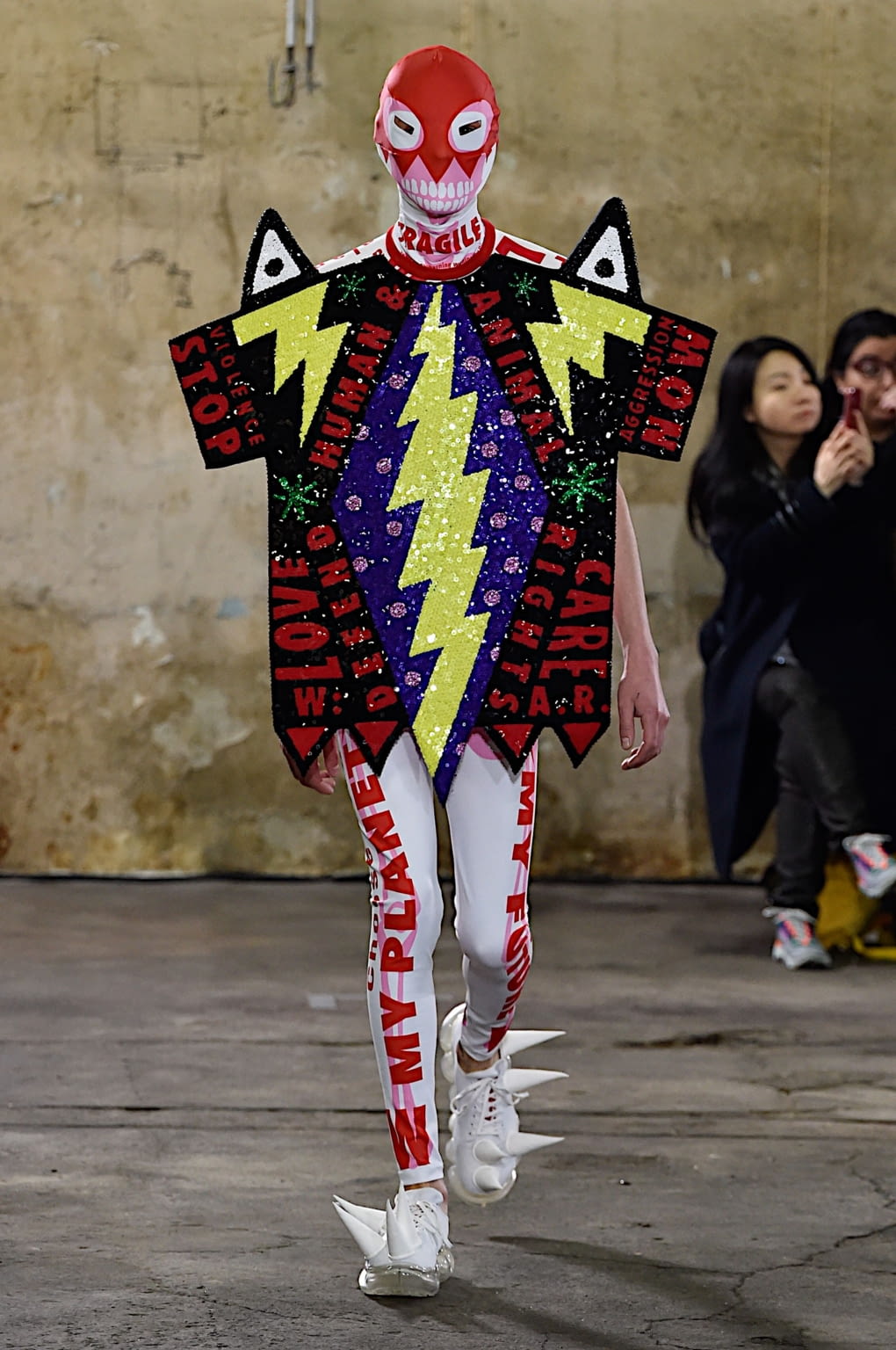 Fashion Week Paris Fall/Winter 2020 look 46 from the Walter Van Beirendonck collection menswear