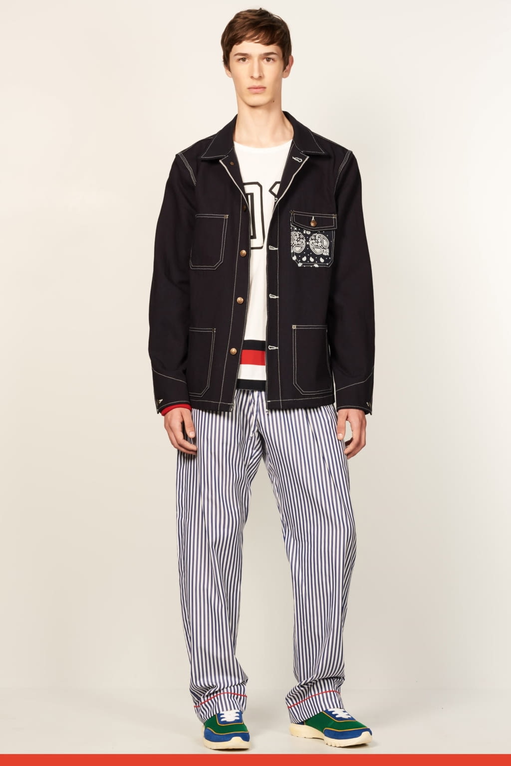 Fashion Week New York Spring/Summer 2017 look 27 from the Tommy Hilfiger collection 男装