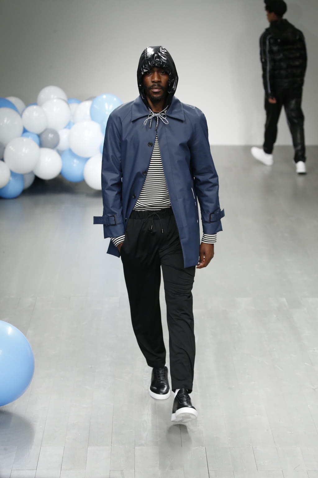 Fashion Week London Fall/Winter 2018 look 6 from the What We Wear collection menswear