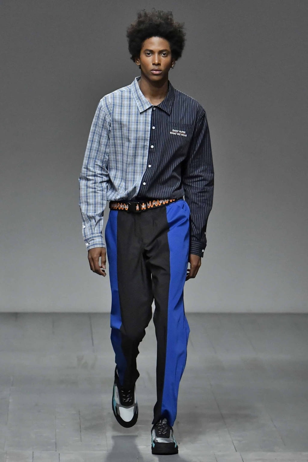 Fashion Week London Spring/Summer 2019 look 4 from the What We Wear collection menswear