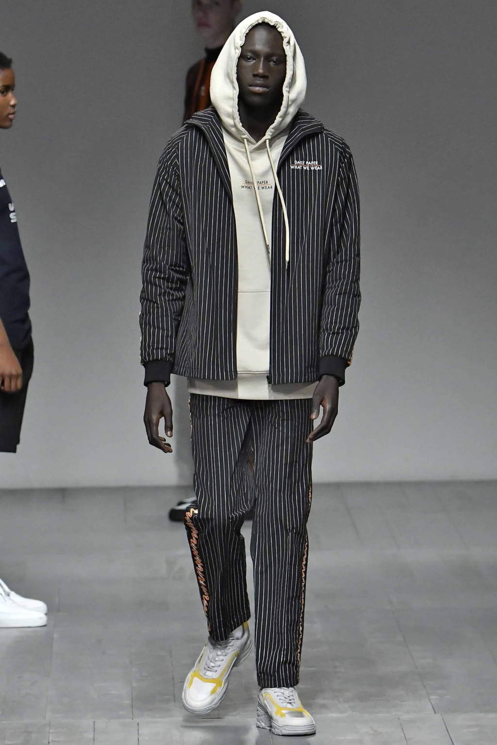 Fashion Week London Spring/Summer 2019 look 20 from the What We Wear collection menswear