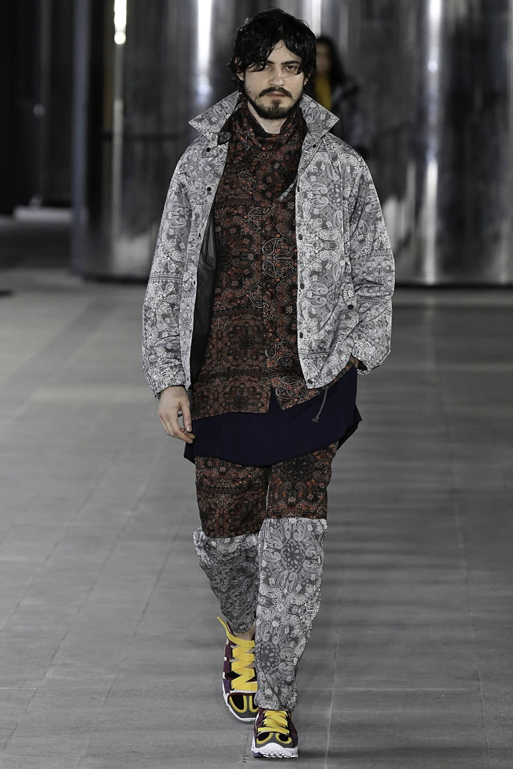 Fashion Week Paris Spring/Summer 2020 look 27 from the White Mountaineering collection 男装