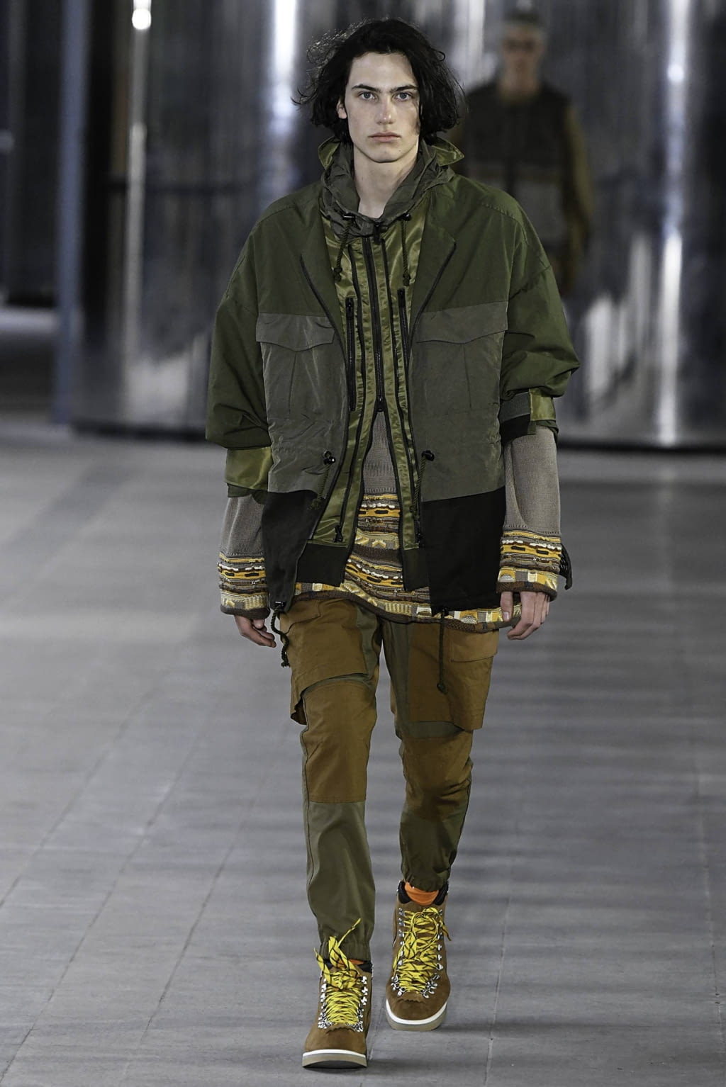 Fashion Week Paris Spring/Summer 2020 look 34 from the White Mountaineering collection menswear