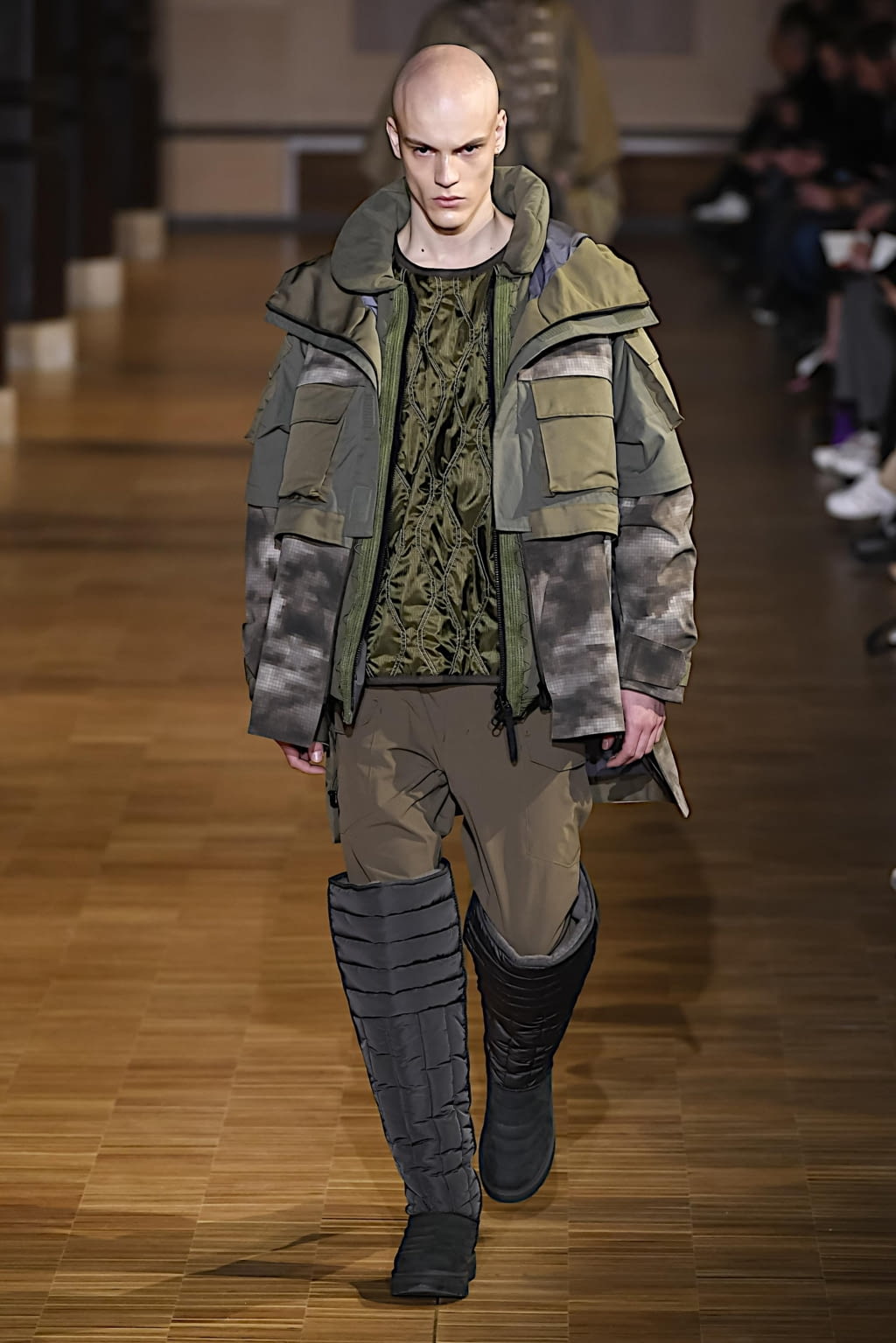 Fashion Week Paris Fall/Winter 2020 look 9 from the White Mountaineering collection 男装
