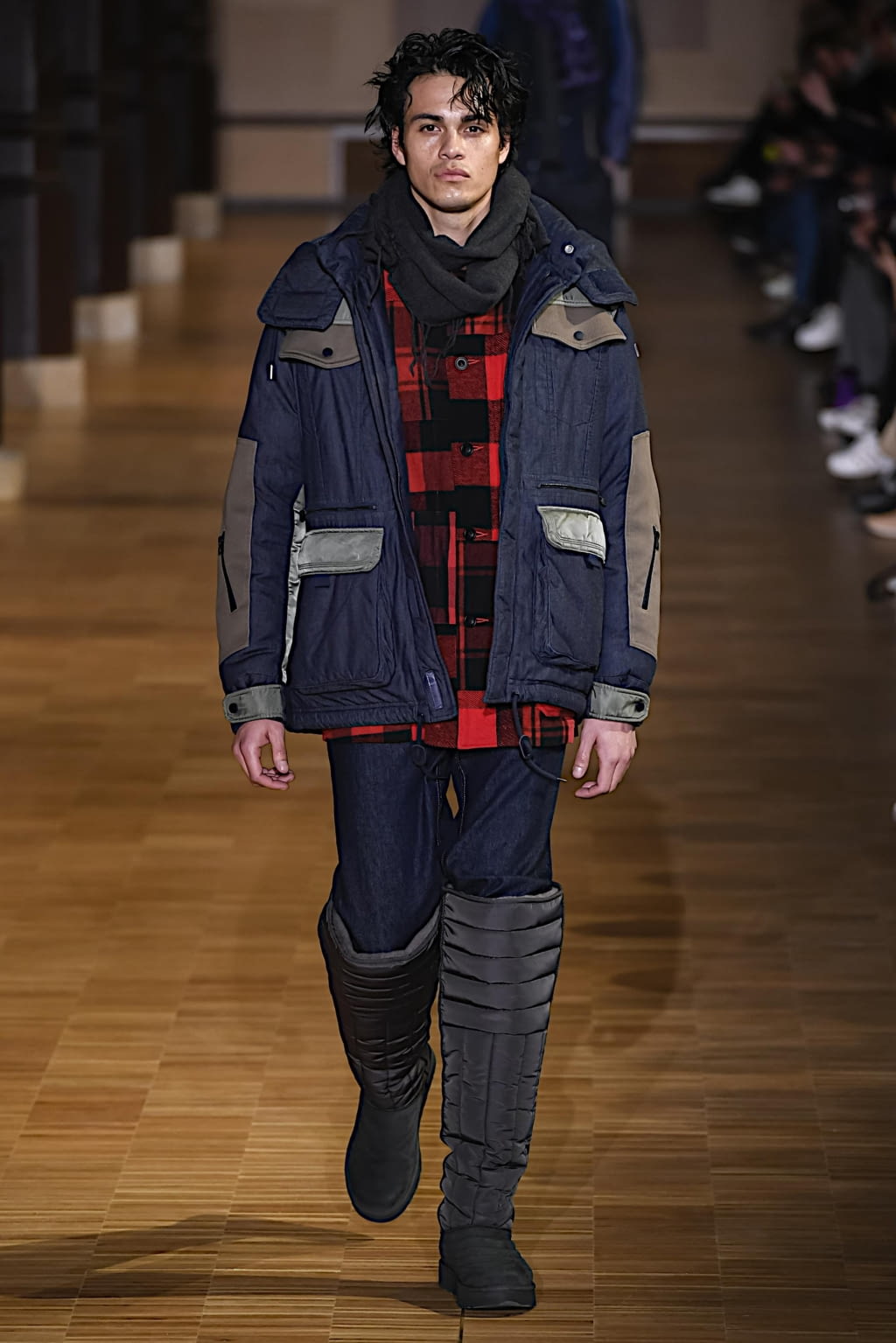 Fashion Week Paris Fall/Winter 2020 look 22 from the White Mountaineering collection 男装