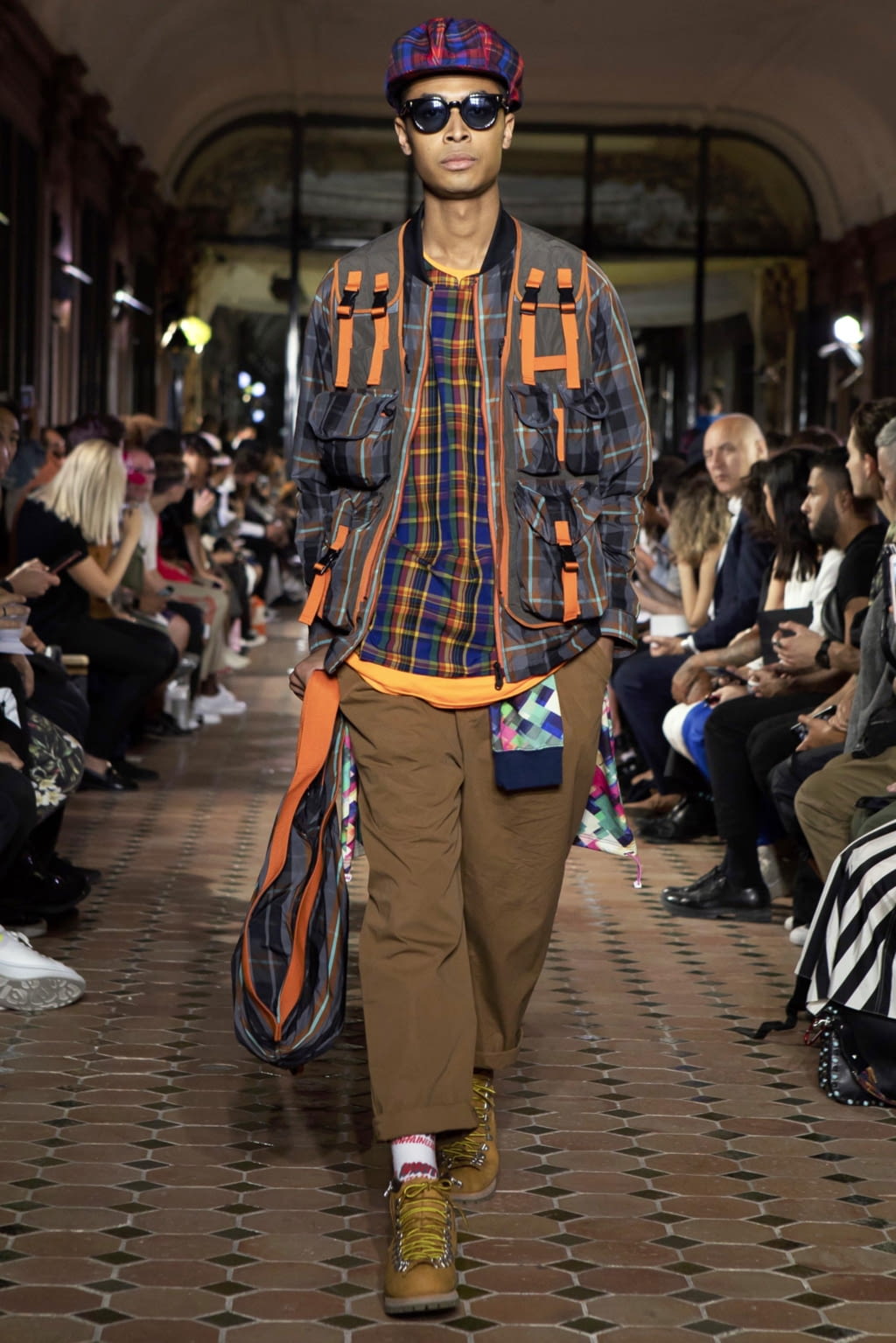 Fashion Week Paris Spring/Summer 2019 look 10 from the White Mountaineering collection menswear