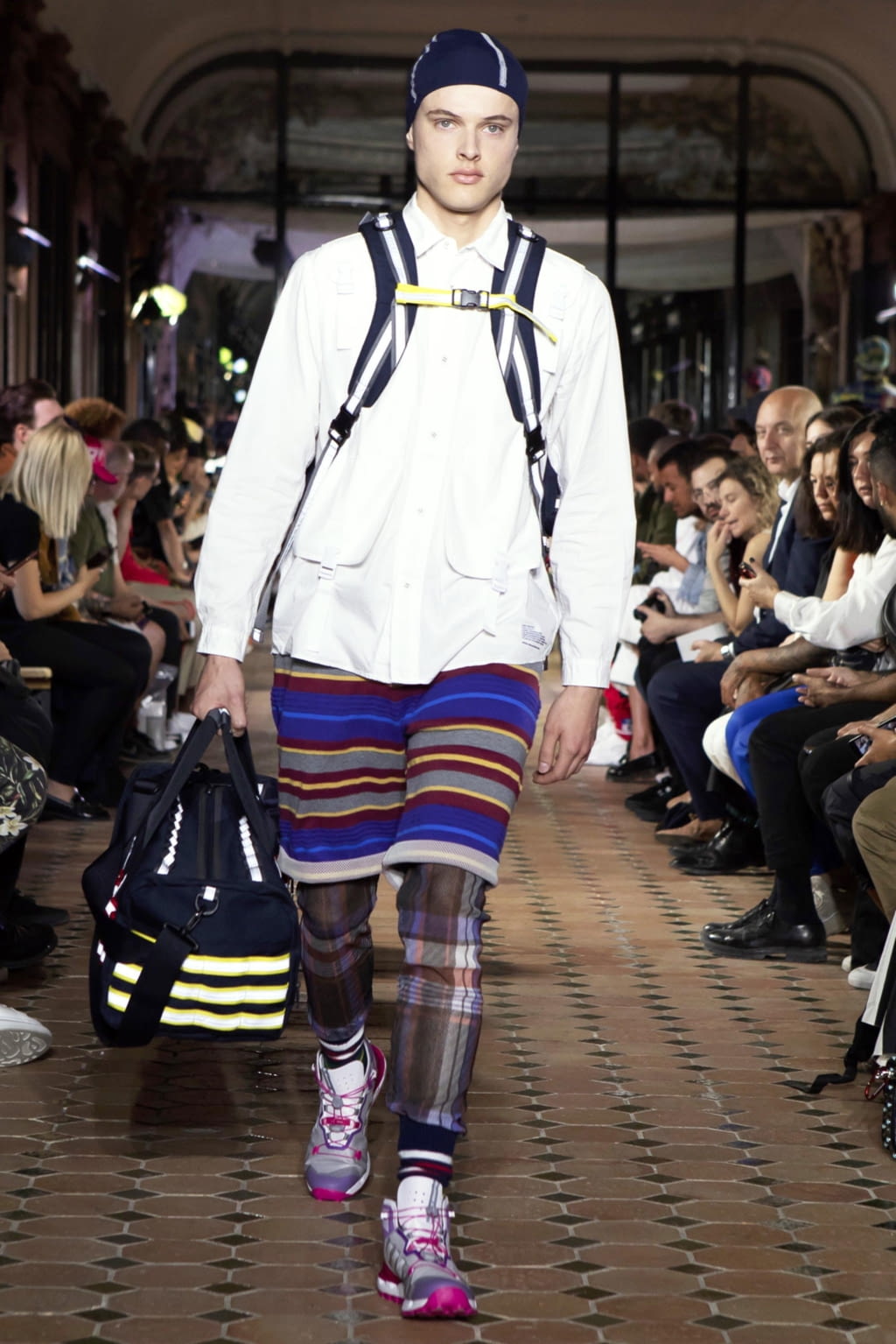 Fashion Week Paris Spring/Summer 2019 look 11 from the White Mountaineering collection menswear