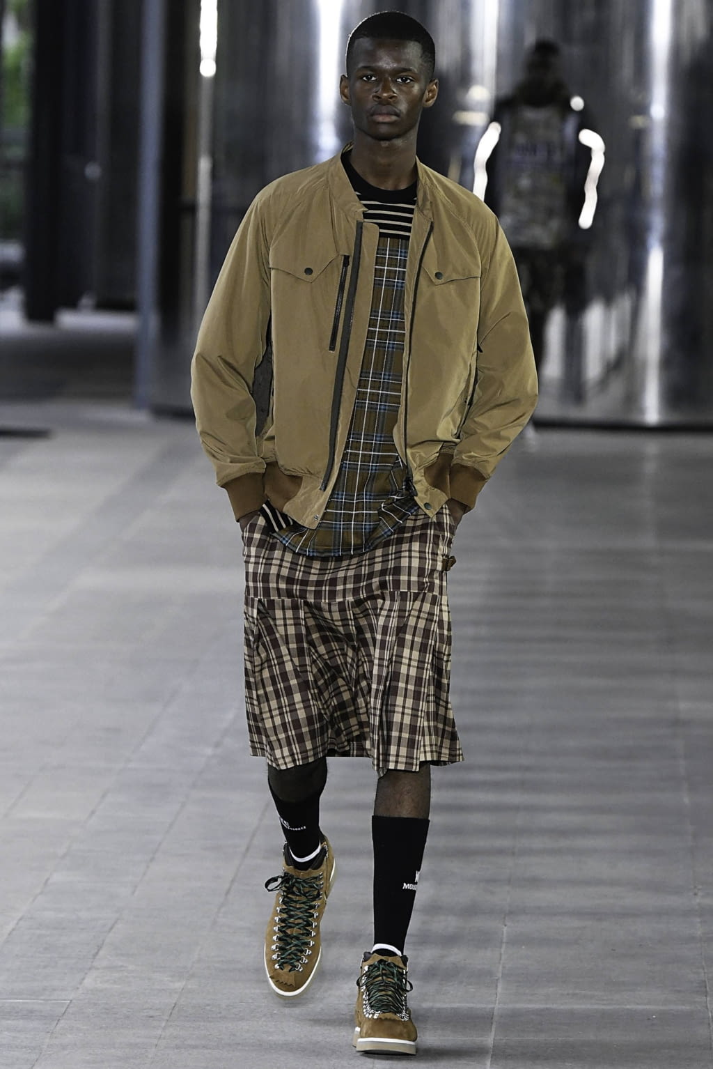 Fashion Week Paris Spring/Summer 2020 look 39 from the White Mountaineering collection menswear