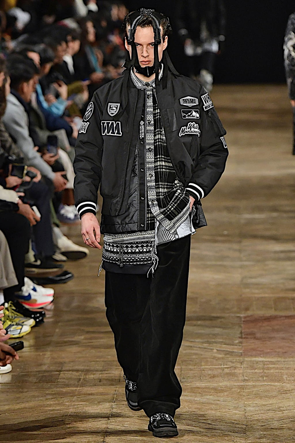 Fashion Week Paris Fall/Winter 2019 look 19 from the White Mountaineering collection 男装