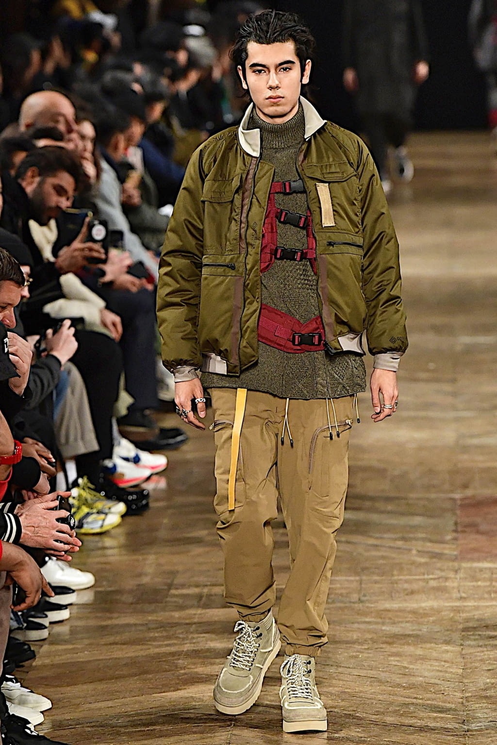 Fashion Week Paris Fall/Winter 2019 look 27 from the White Mountaineering collection 男装