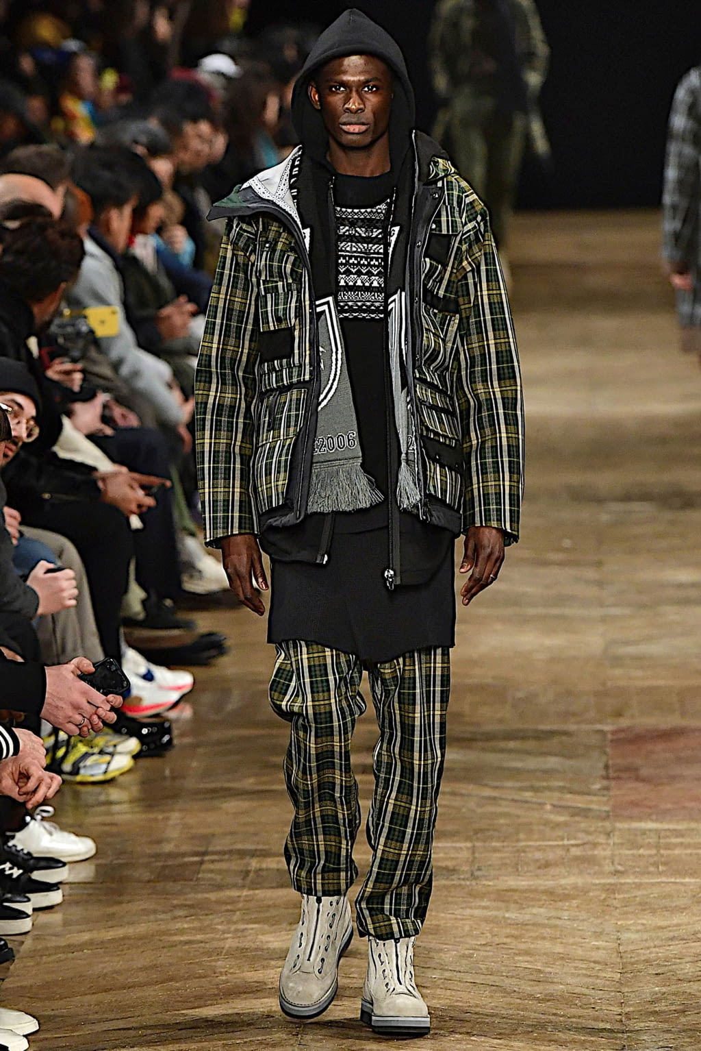Fashion Week Paris Fall/Winter 2019 look 34 from the White Mountaineering collection 男装