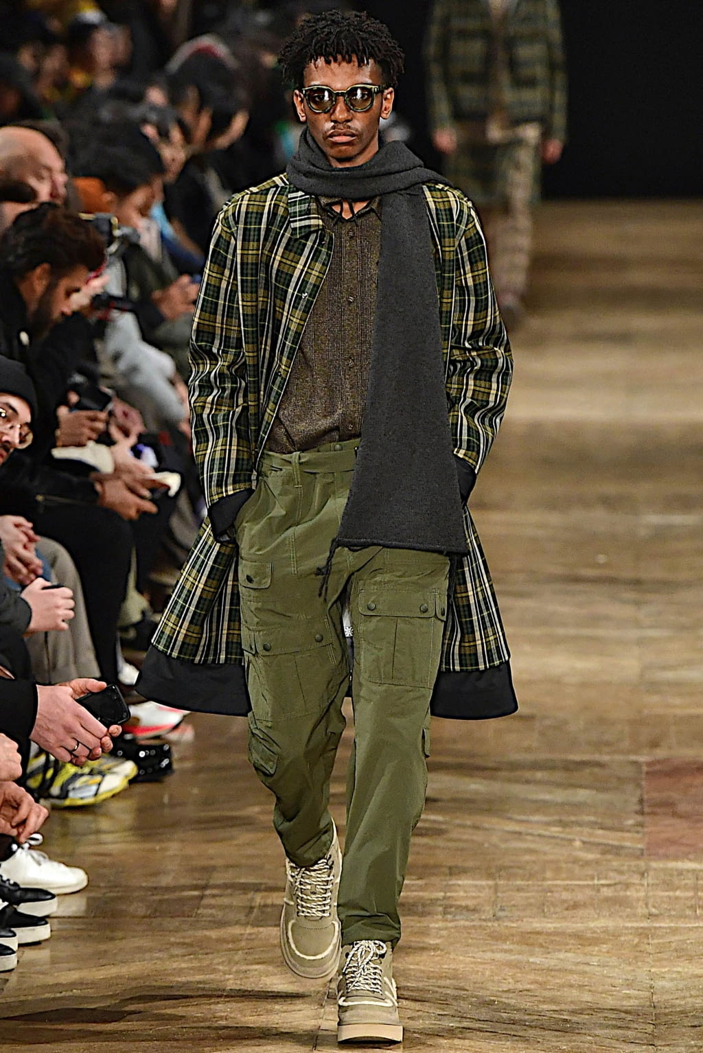 Fashion Week Paris Fall/Winter 2019 look 36 from the White Mountaineering collection 男装