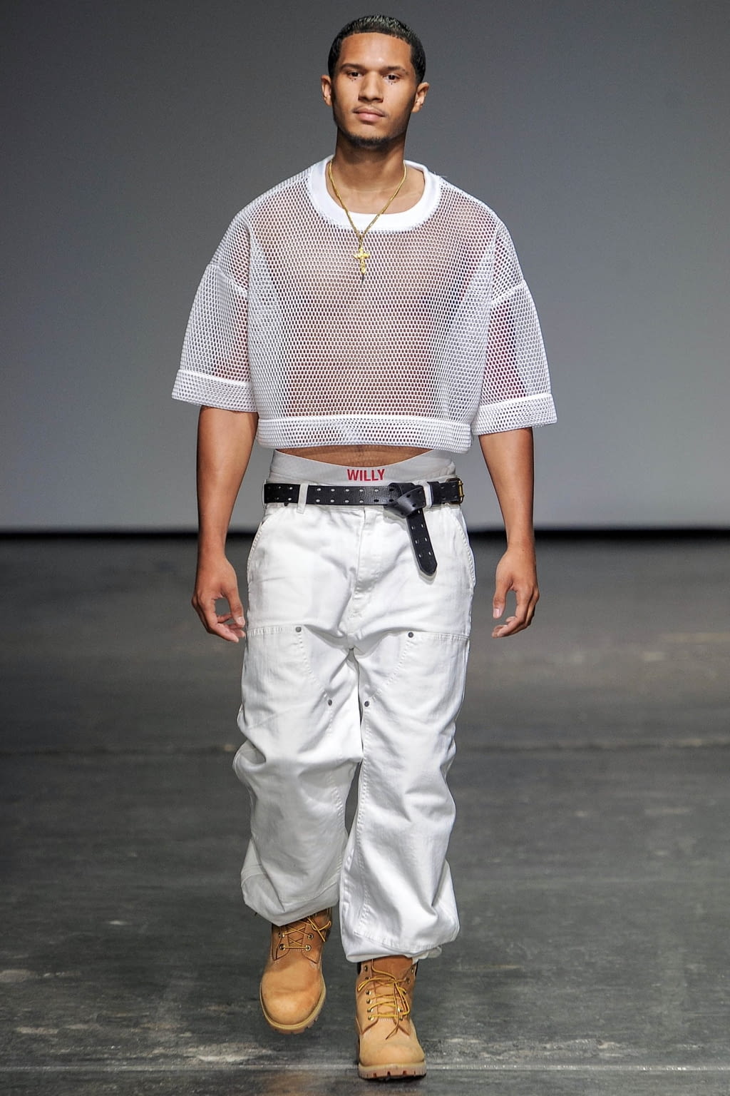 Fashion Week New York Spring/Summer 2019 look 4 de la collection Willy Chavarria menswear